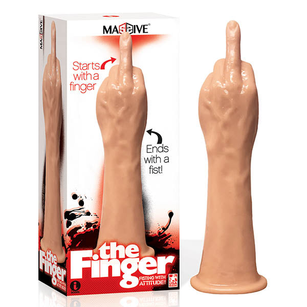 Massive The Finger - Flesh 35 cm (14'') Fisting Trainer Dong Icon Brands