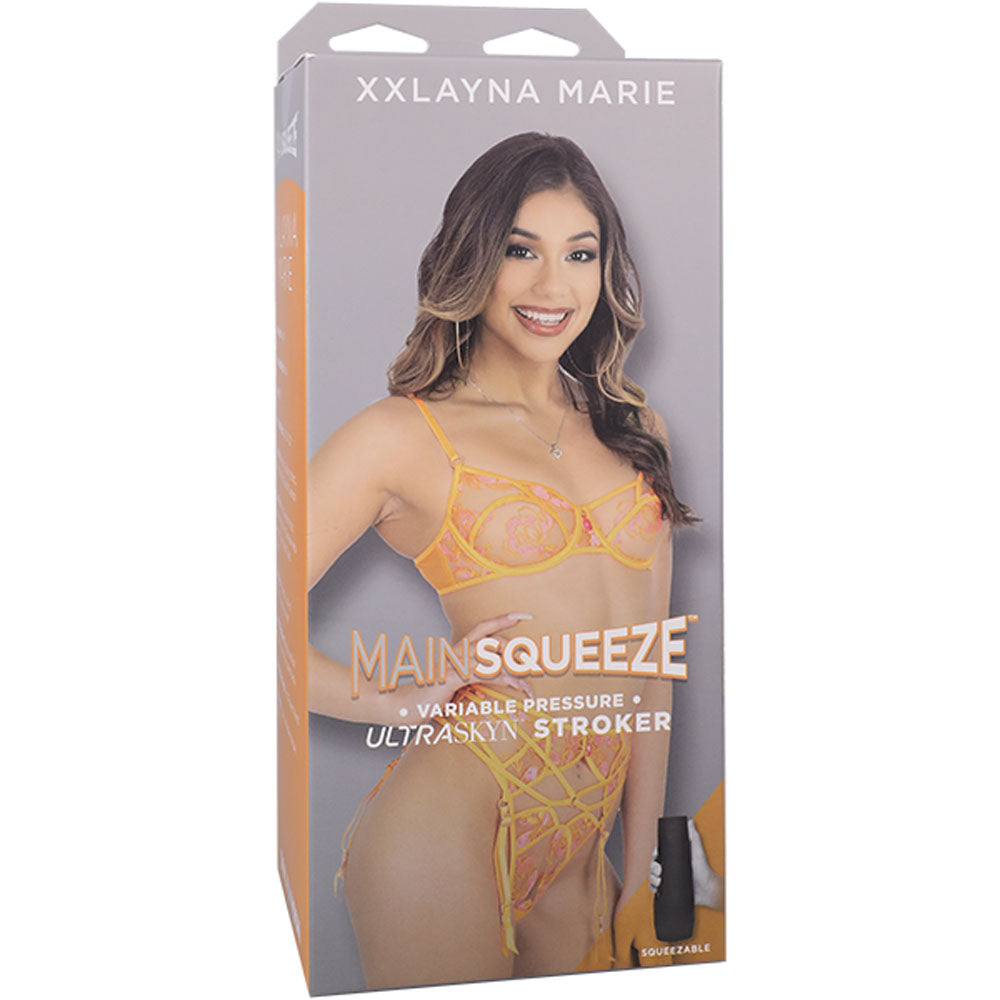 Main Squeeze - Xxlayna Marie - Tan Vagina Stroker Doc Johnson