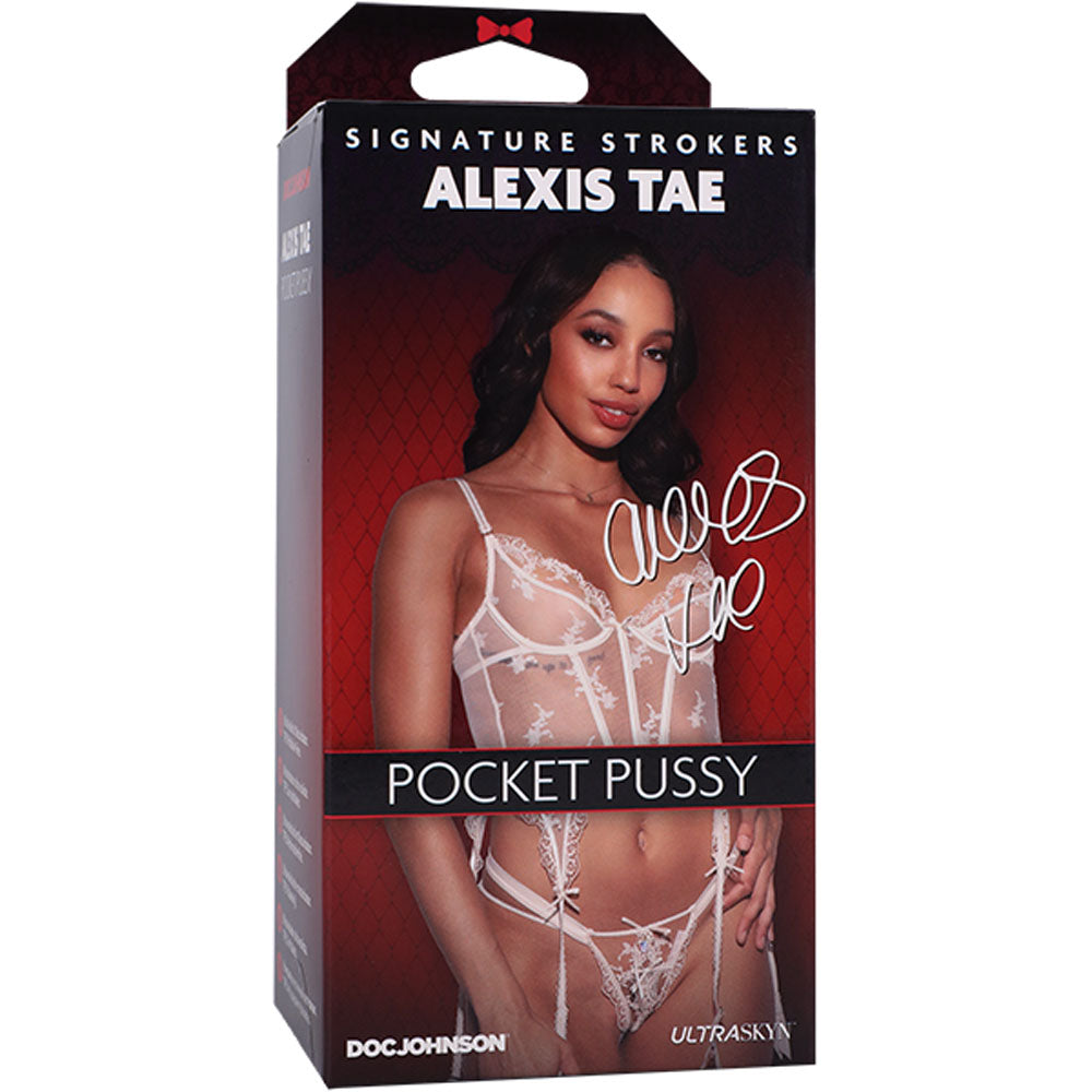 Signature Strokers - Alexis Tae - Brown Vagina Stroker Doc Johnson