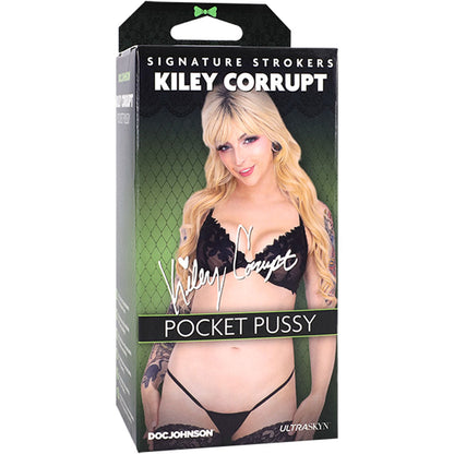 Signature Strokers - Kiley Corrupt - Flesh Vagina Stroker Doc Johnson