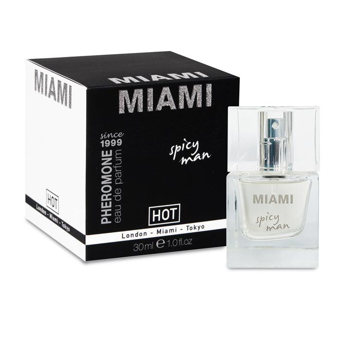 Hot Pheromone Miami - Spicy Man - Pheromone Cologne for Men - 30ml Hot Production