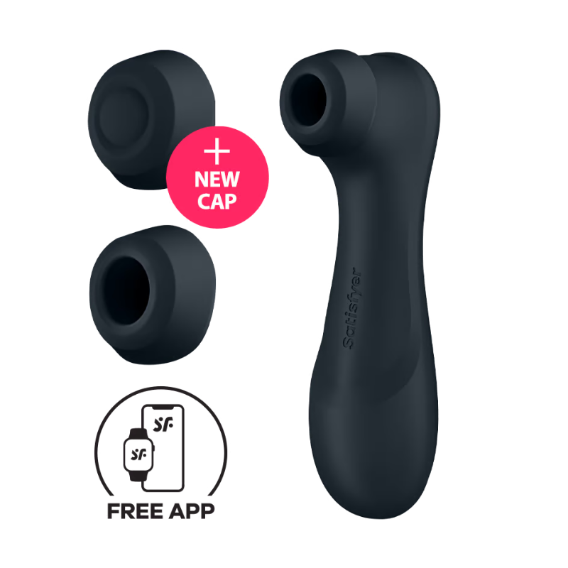 Satisfyer Pro 2 Generation 3 with App Control Powerful Vibrator - Dark Grey  - Club X