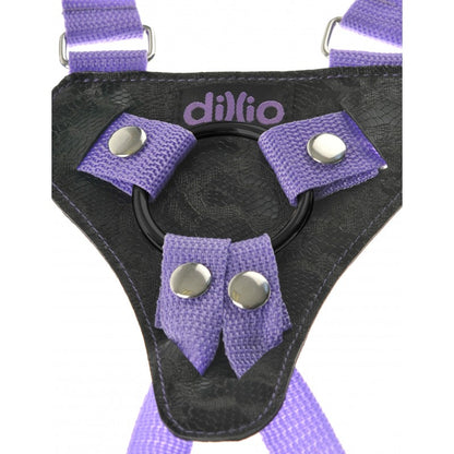 Dillio 7" Strap-On Suspender Harness Set  - Club X