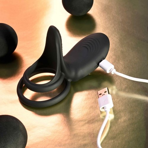 Playboy Pleasure Just Right Silicone Vibrating Cock Ring  - Club X