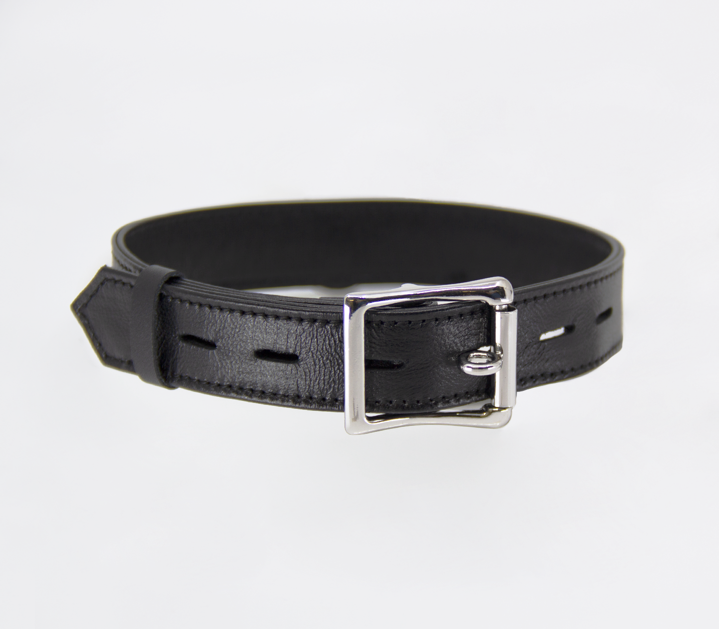 Col011 Lockable Leather Collar  - Club X