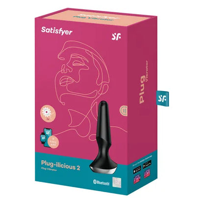 Satisfyer Plug-Ilicious 2 W/ Powerful Motors Deliver Deep Strong Vibrations Vibrator  - Club X