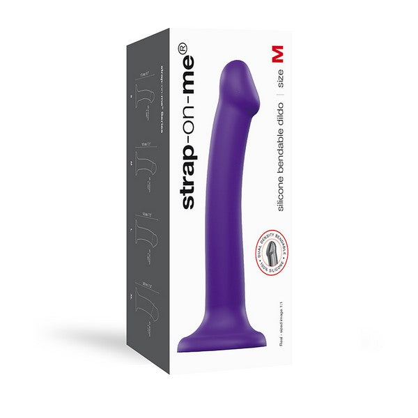 Strap On Me Dual Density Dildo Purple Medium Strap-on-me