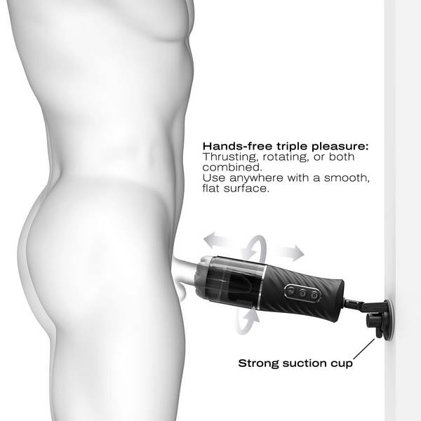 Dorcel Thrust Blow Pro Automatic Masturbator Suction Cup DORCEL