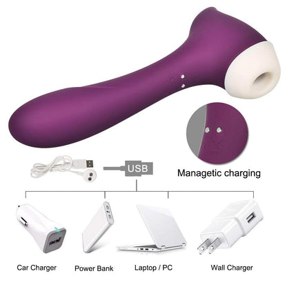 Magic Touch Aurora Clitoral Suction and G Spot Vibrator  - Club X