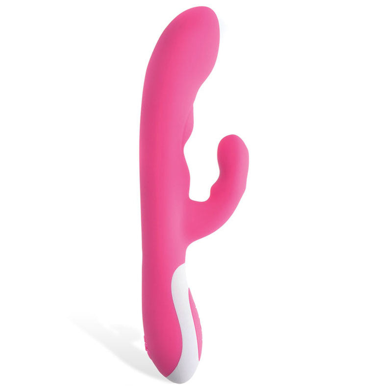 Adam & Eve The Warming Rabbit G - Pink 21.6 cm (8.5'') USB Rechargeable Warming Rabbit Vibrator Adam & Eve