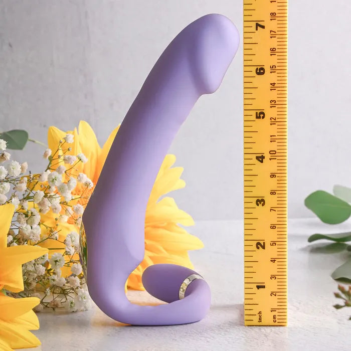 Gender X Orgasmic Orchid Lilac 19 cm USB Rechargeable Strapless-Strap-On  - Club X