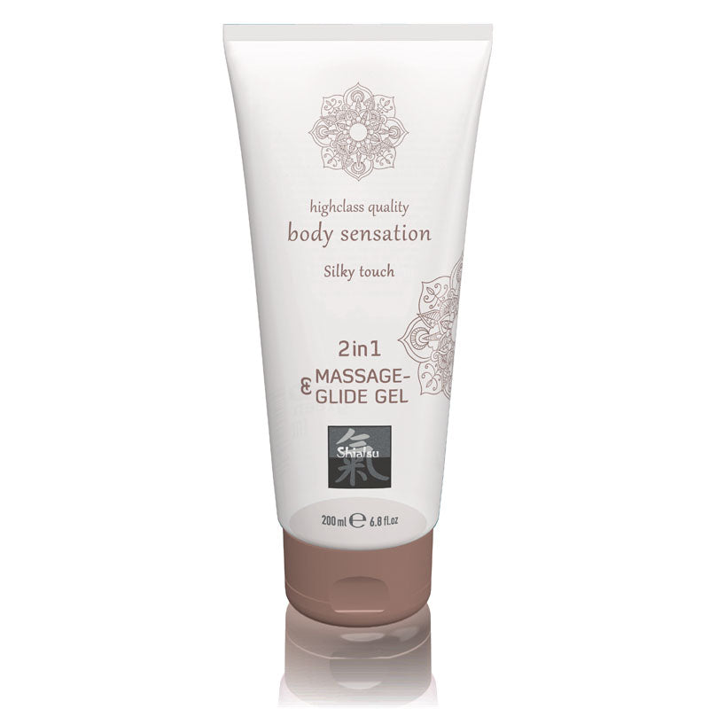 SHIATSU 2in1 Massage & Glide Gel - Unscented - 200 ml Default Title - Club X