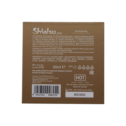 Shiatsu Pheromone Eau De Parfum Men - Grey - Pheromone Fragrance for Men - 50 ml Hot Production