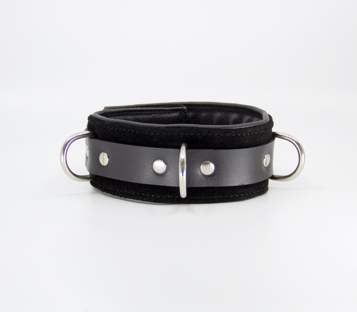 Col027 Suede Leather Collar  - Club X