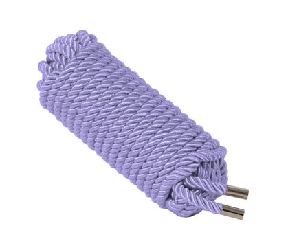 Rop002 Silky Bondage Rope Lilac - Club X