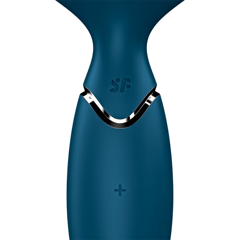 Satisfyer Mini Wand-er Vibrator - Blue  - Club X