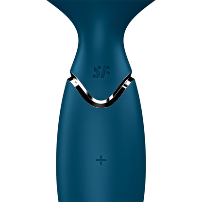 Satisfyer Mini Wand-er Vibrator - Blue  - Club X