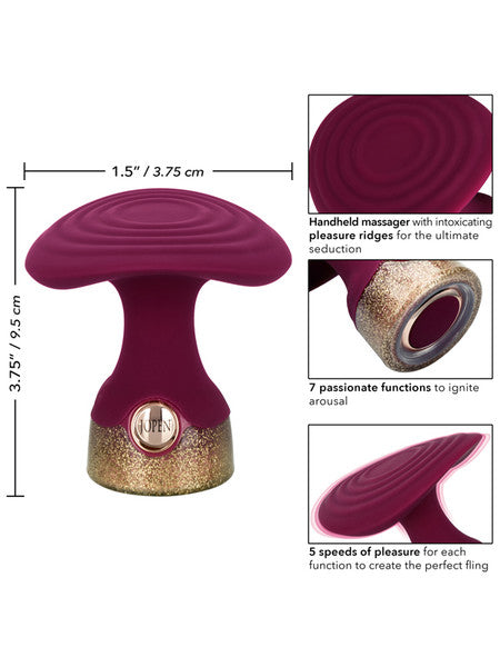 Starstruck Fantasy Uniquely Ribbed Handheld Massager W/ 35 Functions Of Vibration  - Club X