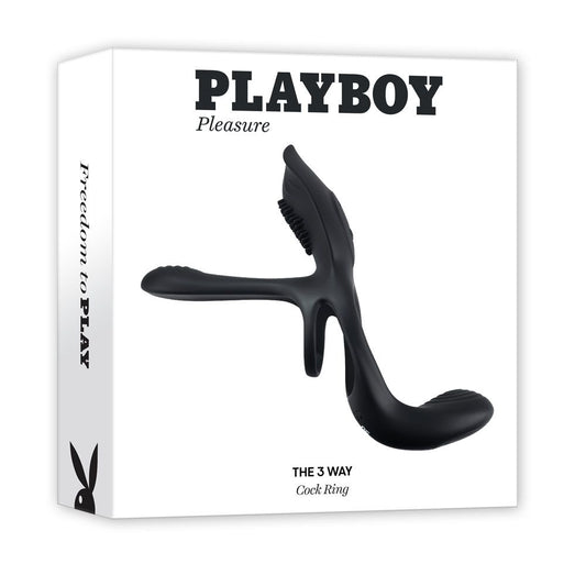 Playboy Pleasure The 3 Way Cock Ring  - Club X