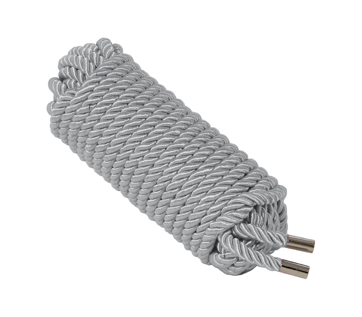 Rop002 Silky Bondage Rope Silver - Club X