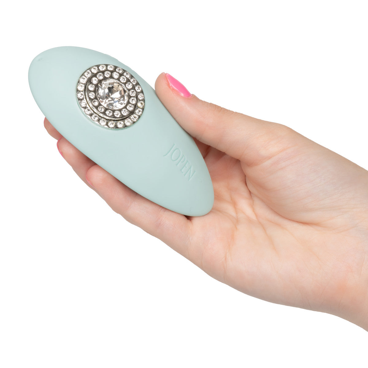 Sparkling Pave Grace Mini Massager W/ 7 Functions Of Vibration  - Club X