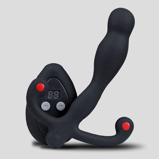 Aneros Eupho Syn V - Black USB Rechargeable Vibrating Prostate Massager with Remote Aneros