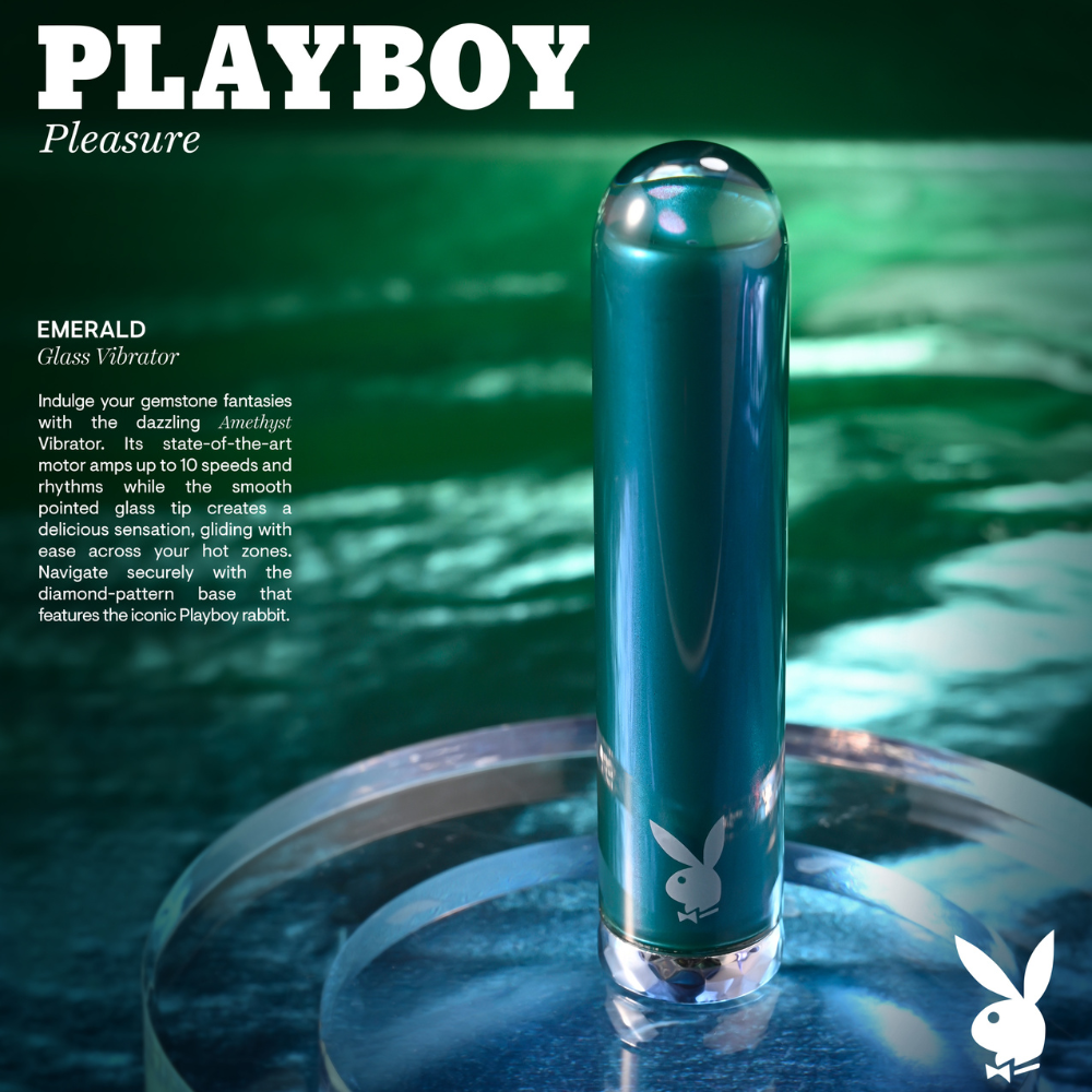 Playboy Pleasure Emerald Vibrator  - Club X
