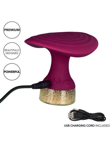 Starstruck Fantasy Uniquely Ribbed Handheld Massager w/ 35 Functions of Vibration  - Club X