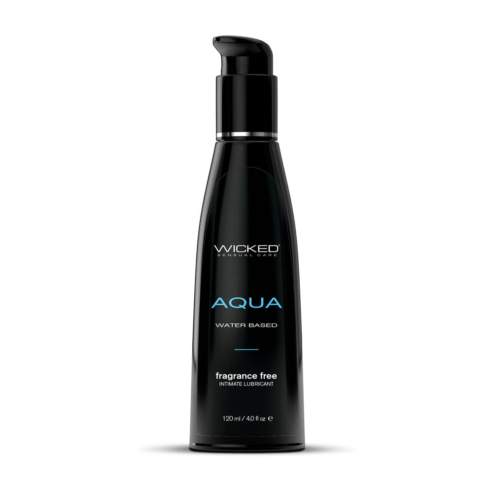 Wicked Aqua - Water Based Lubricant - 120 ml (4 oz) Bottle Wicked