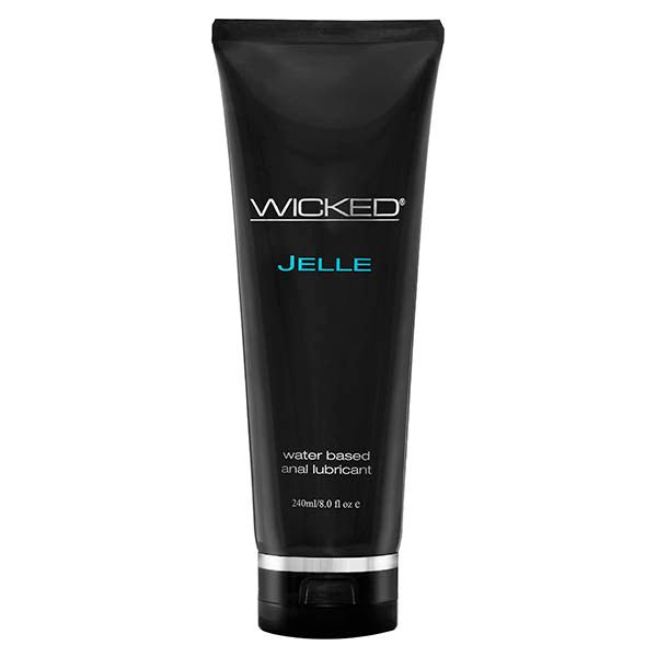 Wicked Jelle - Water Based Anal Lubricant - 240 ml (8 oz) Bottle Wicked