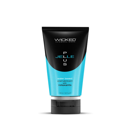 Wicked Jelle Plus - Relaxing Water Based Anal Lubricant - 120 ml Bottle Wicked