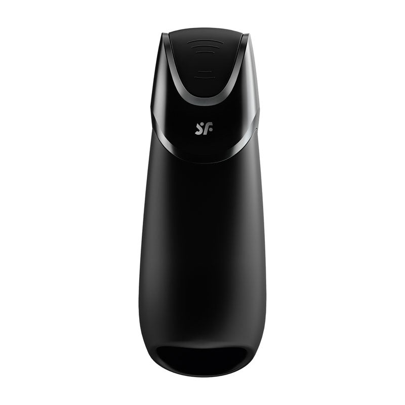 Satisfyer Men Vibration+ - Black USB Rechargeable Masturbator with App Control Satisfyer