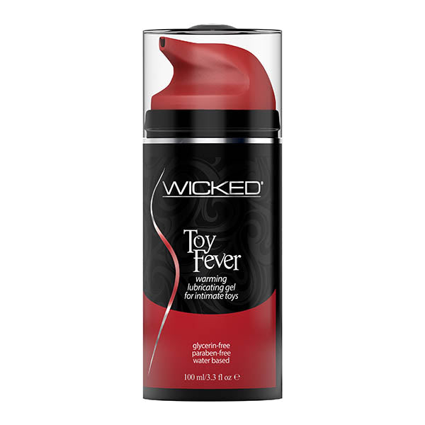 Wicked Toy Fever - Warming Glycerin Free Water Based Lubricant - 100 ml (3.3 oz) Bottle Wicked