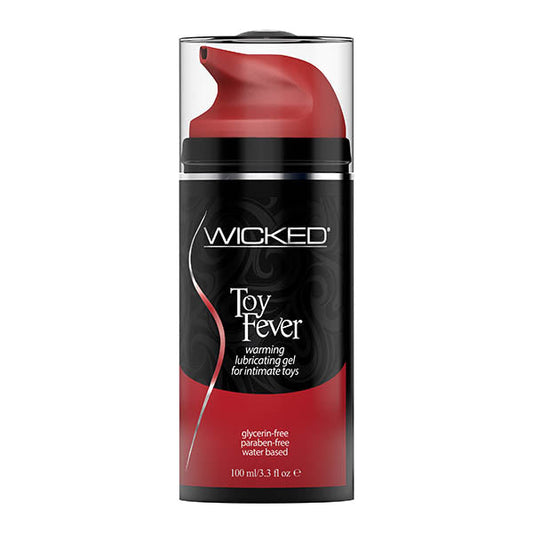 Wicked Toy Fever - Warming Glycerin Free Water Based Lubricant - 100 ml (3.3 oz) Bottle Wicked