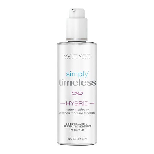 Wicked Simply Timeless Hybrid - Hybrid Lubricant - 120 ml (4 oz) Bottle White - Club X