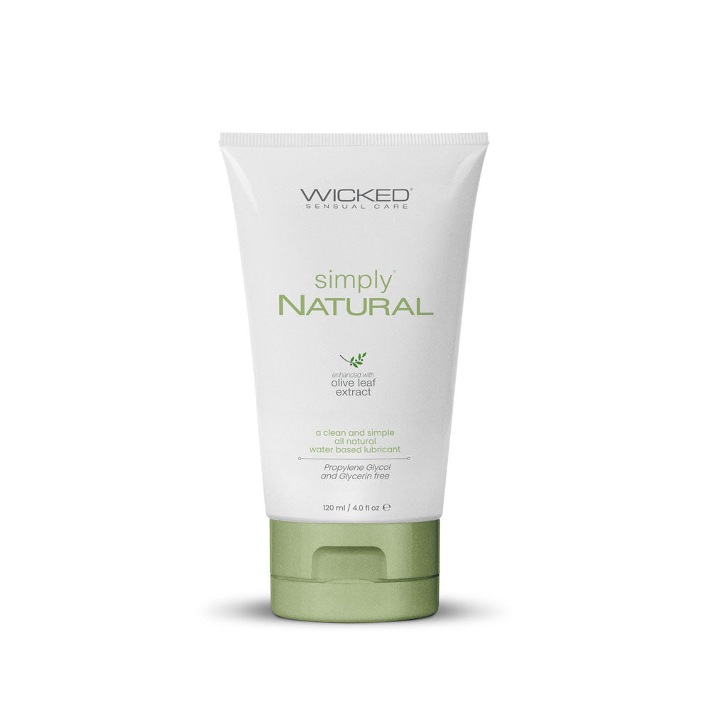 Wicked Simply Natural - Water Based Lubricant - 120 ml (4 oz) Bottle Wicked