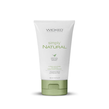 Wicked Simply Natural - Water Based Lubricant - 120 ml (4 oz) Bottle Wicked
