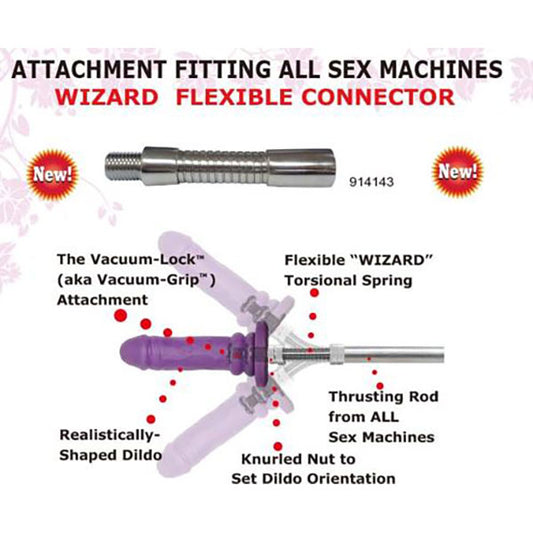 MyWorld Wizard Flexible Connector - Attachement for MyWorld sex machines Default Title - Club X
