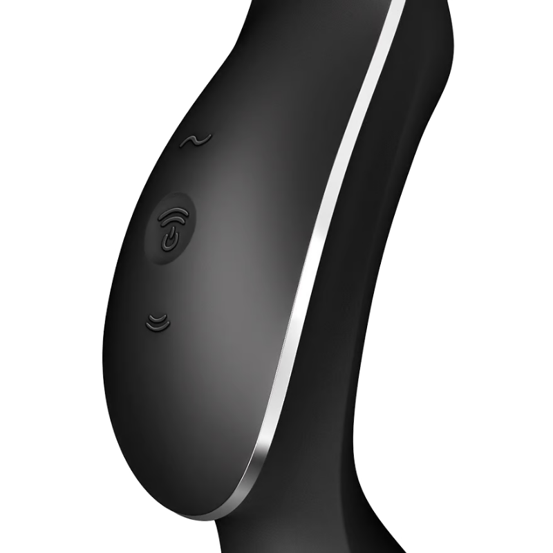 Satisfyer Curvy Trinity 2 Vibrator - Black  - Club X