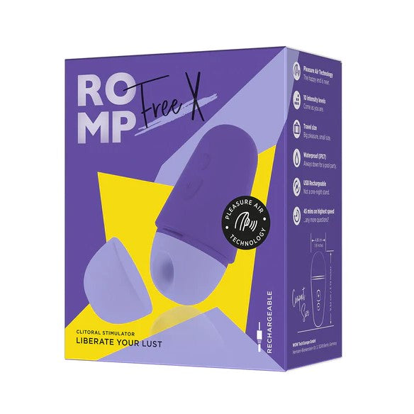ROMP Free X Clitoral Stimulator - Purple  - Club X