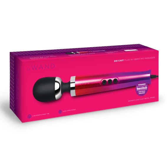 Le Wand Die Cast Plug-In Vibrating Massager  - Club X