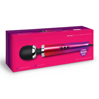 Le Wand Die Cast Plug-In Vibrating Massager  - Club X