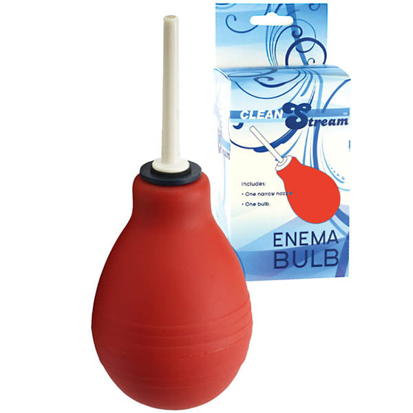 CleanStream Enema Bulb - Red Unisex Douche XR Brands