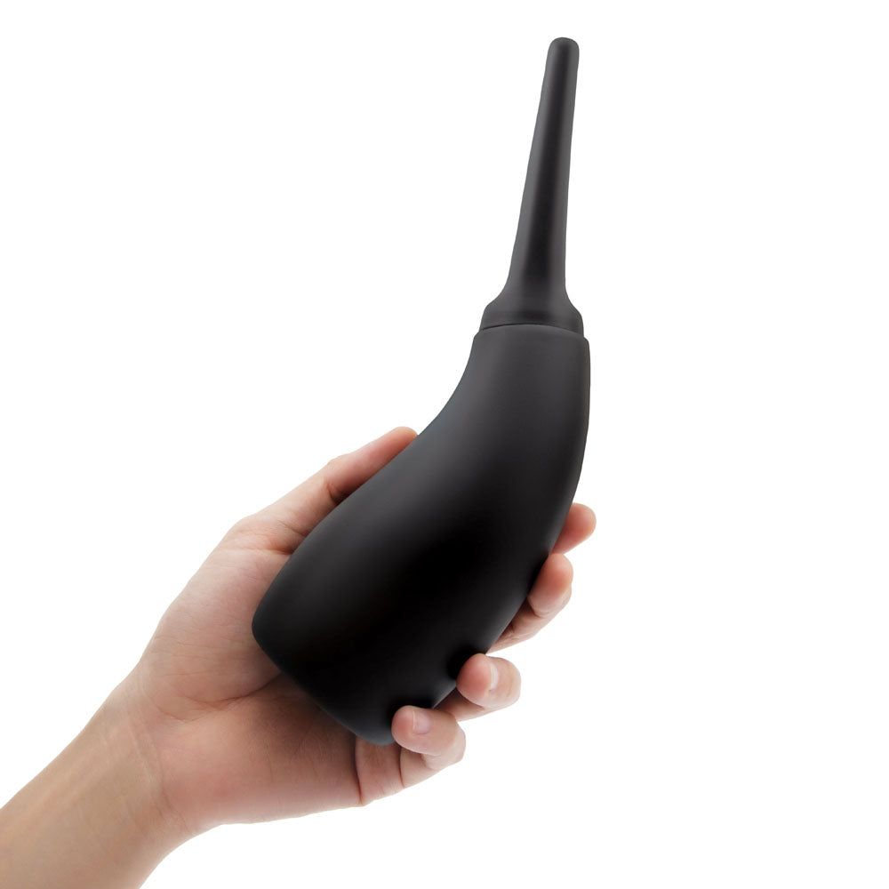 AquaClean Silicone 1-Way Valve Contoured Ergo Douche Set - 190 ml Capacity with Free Travel Douche Included Xgen Products