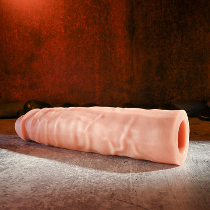 Adam & Eve Adam's 3'' Realistic Extension - Flesh 7.6 cm Penis Extension Sleeve Adam & Eve