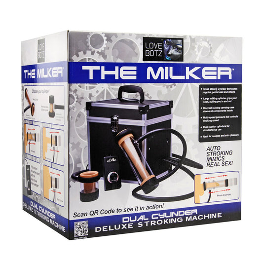 LoveBotz The Milker Dual Cylinder Deluxe Stroking Machine - Mains Powered Milking Masturbator Default Title - Club X