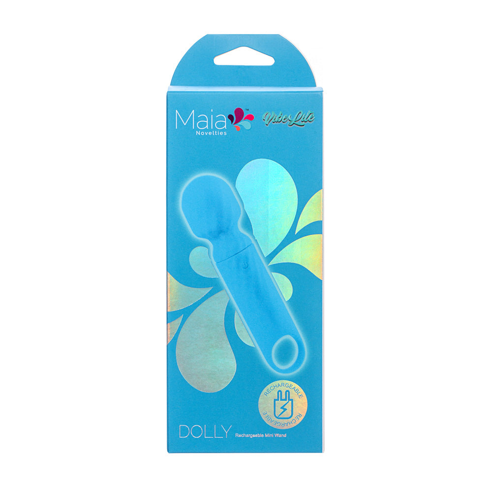 Maia DOLLY - Blue - Blue 12.7 cm USB Rechargeable Massage Wand Maia Toys