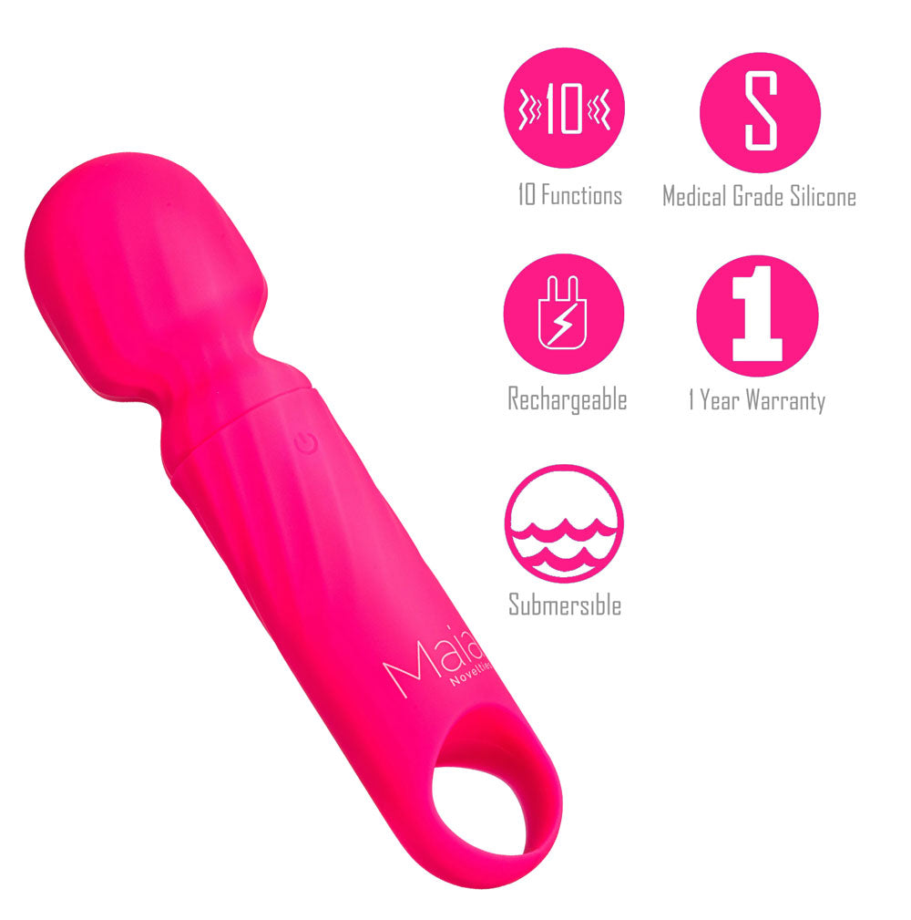 Maia DOLLY - Pink - Pink 12.7 cm USB Rechargeable Massage Wand Maia Toys