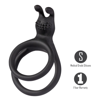 Maia ATLAS - Black Cock & Balls Ring Maia Toys