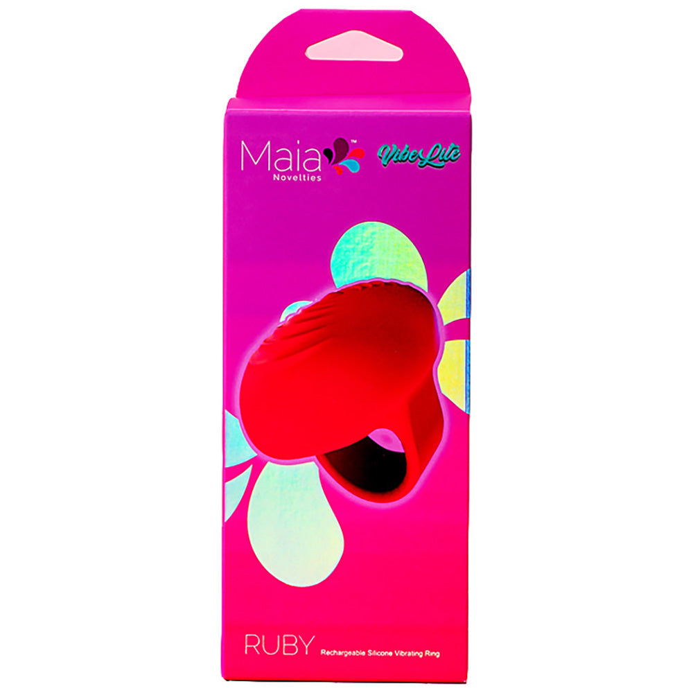 Maia RUBY - Pink USB Rechargeable Finger Stimulator Maia Toys
